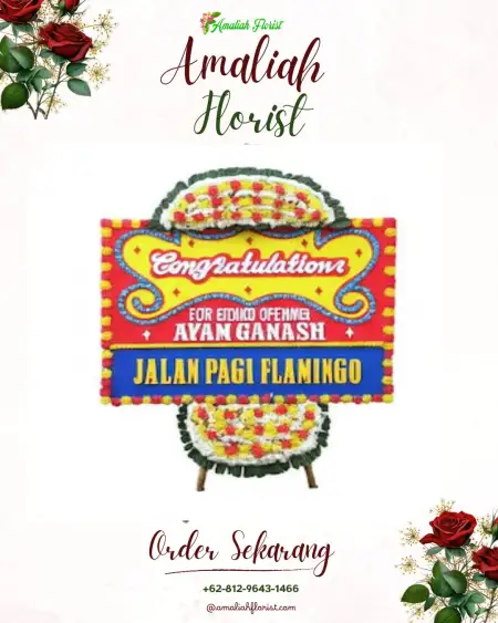 Sewa Papan Bunga Perreng